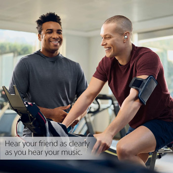 SONY LinkBuds - New Concept Open Ring Design Allows Conversations Without Removing Earbuds And To Stay Safe While Running - White