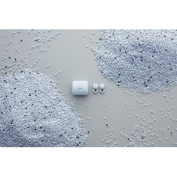 SONY LinkBuds - New Concept Open Ring Design Allows Conversations Without Removing Earbuds And To Stay Safe While Running - White