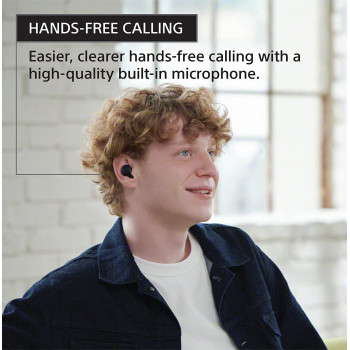 SONY WF-C500 Truly Wireless In-Ear Bluetooth Earbud Headphones With Mic And IPX4 Water Resistance, Black