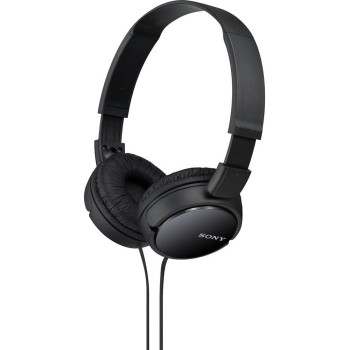 SONY MDR-ZX110 Stereo Headphones Loud and Clear Sound Quality - Black