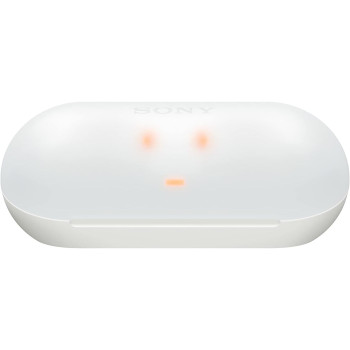 SONY Wf-C500 True Wireless Headphones - Up To 20 Hours Battery Life With Charging Case - Voice Assistant Compatible - Built-In Mic For Phone Calls - Reliable Bluetooth Connection - White