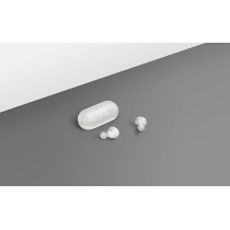 SONY Wf-C500 True Wireless Headphones - Up To 20 Hours Battery Life With Charging Case - Voice Assistant Compatible - Built-In Mic For Phone Calls - Reliable Bluetooth Connection - White
