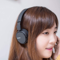 SONY ZX Series Wired On-Ear Headphones, Black MDR-ZX110, 7.87 x 1.81 x 5.87  Inches