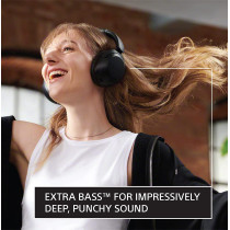 SONY WH-XB910N EXTRA BASS Noise Cancelling Headphones, Wireless Bluetooth Over the Ear Headset With Microphone And Alexa Voice Control, Black