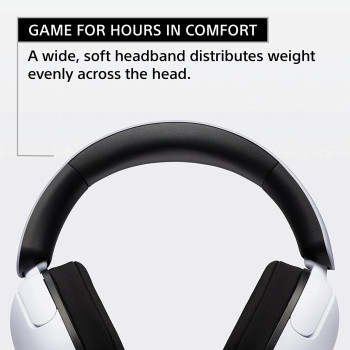 SONY INZONE H3 Gaming Headset With Boom Microphone For PC/PS5, White, MDRG300/W, One Size