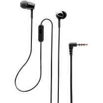 SONY MDREX155AP In-Ear Earbud Headphones/Headset With Mic For Phone Call, Black (MDR-EX155AP/B)