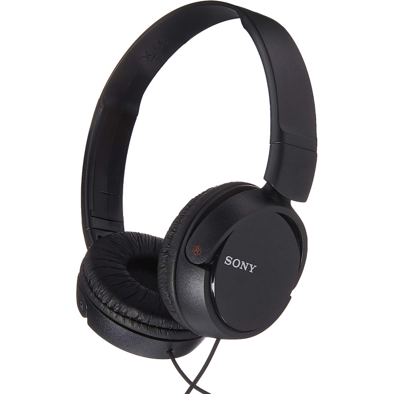 SONY MDR-Zx110AP Extra Bass Smartphone On-Ear Headphones, Headset And Mic (Black)