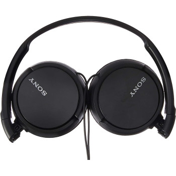 SONY MDR-Zx110AP Extra Bass Smartphone On-Ear Headphones, Headset And Mic (Black)
