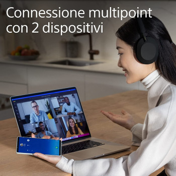 SONY WH 1000XM5 Noise Cancelling Wireless Headphones 30 Hours Battery Life Over-Ear Style Optimised For Alexa And The Google Assistant With Built In Mic For Phone Calls Silver, One Size