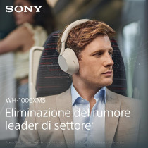 SONY WH 1000XM5 Noise Cancelling Wireless Headphones 30 Hours Battery Life Over-Ear Style Optimised For Alexa And The Google Assistant With Built In Mic For Phone Calls Silver, One Size