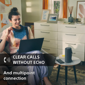 SONY SRSXE200B.CE7 Bluetooth Speaker, Black, One Size