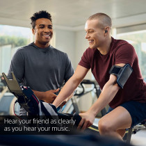 SONY LinkBuds - New Concept Open Ring Design Allows Conversations Without Removing Earbuds And To Stay Safe While Running - Grey Headphone