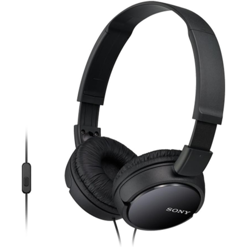 SONY Over-Ear Headphones MDR-ZX110AP, Black, Headset