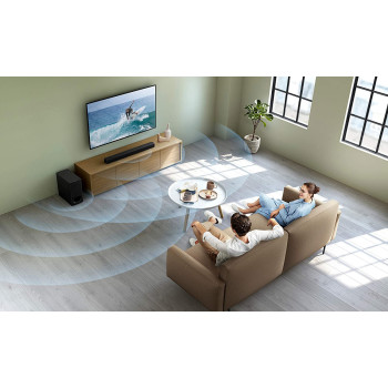 SONY HT-S350 2.1Ch Dolby Digital Soundbar For TV With Wireless Subwoofer, 2.1Ch Home Theatre System(320w, Bluetooth & HDMI Connectivity,Wireless Connectivity With TV, S-Force Surround Sound)