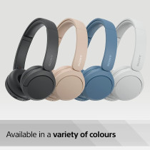 SONY WH-CH520 Wireless Bluetooth Headphones - Up To 50 Hours Battery Life With Quick Charge, On-Ear Style - Black
