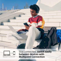 SONY WH-CH520 Wireless Bluetooth Headphones - Up To 50 Hours Battery Life With Quick Charge, On-Ear Style - Black