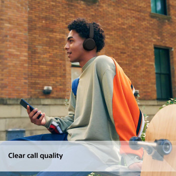 SONY WH-CH520 Wireless Bluetooth Headphones - Up To 50 Hours Battery Life With Quick Charge, On-Ear Style - Black