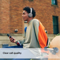 SONY WH-CH520 Wireless Bluetooth Headphones - Up To 50 Hours Battery Life With Quick Charge, On-Ear Style - White