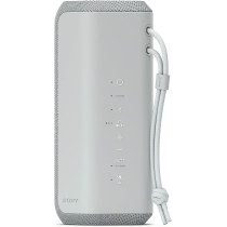 SONY SRS-XE200 - Portable Wireless Bluetooth Speaker With Wide Sound And Strap - Waterproof, Shockproof, 16 Hours Battery Life And Quick Charging - Light Grey, One Size