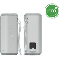 SONY SRS-XE200 - Portable Wireless Bluetooth Speaker With Wide Sound And Strap - Waterproof, Shockproof, 16 Hours Battery Life And Quick Charging - Light Grey, One Size