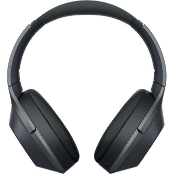 SONY Noise Cancelling Headphones WH1000XM2: Over Ear Wireless Bluetooth Headphones With Microphone - Hi Res Audio and Active Sound Cancellation - Black (2017 model)