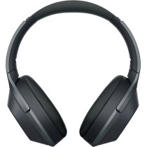 SONY Noise Cancelling Headphones WH1000XM2: Over Ear Wireless Bluetooth Headphones With Microphone - Hi Res Audio and Active Sound Cancellation - Black (2017 model)