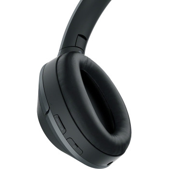 SONY Noise Cancelling Headphones WH1000XM2: Over Ear Wireless Bluetooth Headphones With Microphone - Hi Res Audio and Active Sound Cancellation - Black (2017 model)
