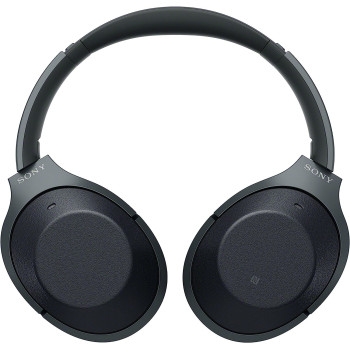 SONY Noise Cancelling Headphones WH1000XM2: Over Ear Wireless Bluetooth Headphones With Microphone - Hi Res Audio and Active Sound Cancellation - Black (2017 model)