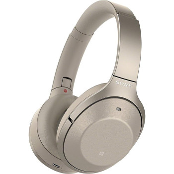 SONY Premium Noise Cancelling Wireless Headphones, Gold - Wh1000Xm2/N