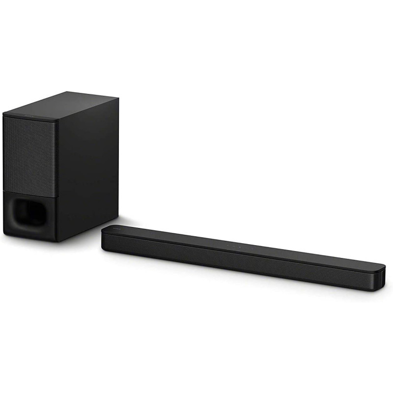 SONY HT-S350 Soundbar With Wireless Subwoofer: S350 2.1ch Sound Bar And Powerful Subwoofer - Home Theater Surround Sound Speaker System For TV - Blutooth and HDMI Arc Compatible Bar Black