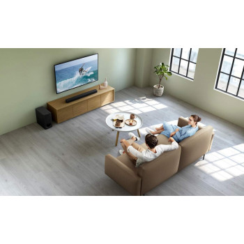 SONY HT-S350 Soundbar With Wireless Subwoofer: S350 2.1ch Sound Bar And Powerful Subwoofer - Home Theater Surround Sound Speaker System For TV - Blutooth and HDMI Arc Compatible Bar Black