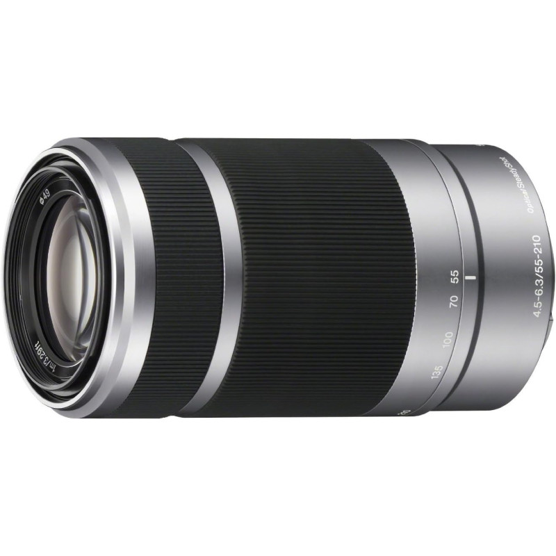 SONY 55-210mm f/4.5-6.3 OOS Silver, Mirrorless Camera Lens, B0093VND5G