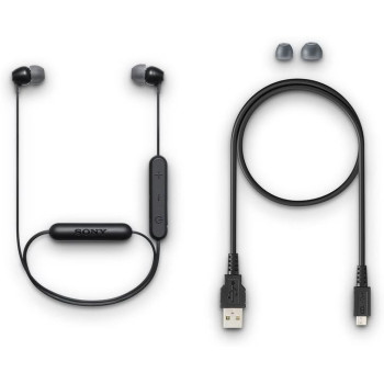 SONY WIC300/B Wireless Bluetooth In-ear Headphones - Black (Pack of1)