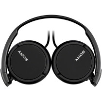 SONY MDR-ZX110AP Extra Bass Wired Headphones With Mic, Smartphone Headset For iPhone & Android With in-Line Remote & Microphone, Neodymium Magnets & 30mm Drivers, Black (Certified Refurbished)
