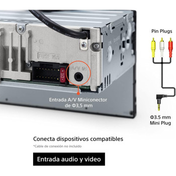 Sony Touch Screen With Bluetooth And Apple CarPlay/Android Auto 6.95 XAV-AX3200