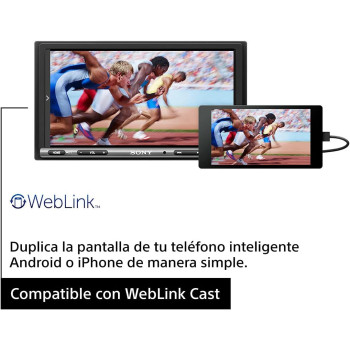 Sony Touch Screen With Bluetooth And Apple CarPlay/Android Auto 6.95 XAV-AX3200