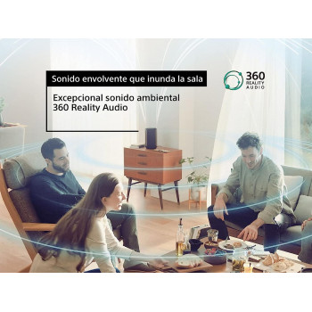 SONY SRS-RA3000 360 Reality Audio Wireless Speaker With Wi-Fi/Bluetooth, Works With Alexa and Google Assistant, Black