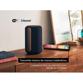 SONY SRS-RA3000 360 Reality Audio Wireless Speaker With Wi-Fi/Bluetooth, Works With Alexa and Google Assistant, Black