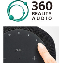 SONY SRS-RA3000 Bluetooth Premium Speaker, Room Filling Sound, 360 Reality Audio, Wi-Fi, Moisture-proof, Compatible With Alexa, Black