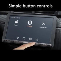 Sony Car Stereo XAV-AX8000 22.7 cm (8.95 inch) Large Screen Digital Media Receiver With Bluetooth, Android Auto, Apple Car Play, WebLink Cast, PRE Out - 3 x 5V, Output Power - 55W x 4