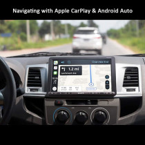 Sony Car Stereo XAV-AX8000 22.7 cm (8.95 inch) Large Screen Digital Media Receiver With Bluetooth, Android Auto, Apple Car Play, WebLink Cast, PRE Out - 3 x 5V, Output Power - 55W x 4