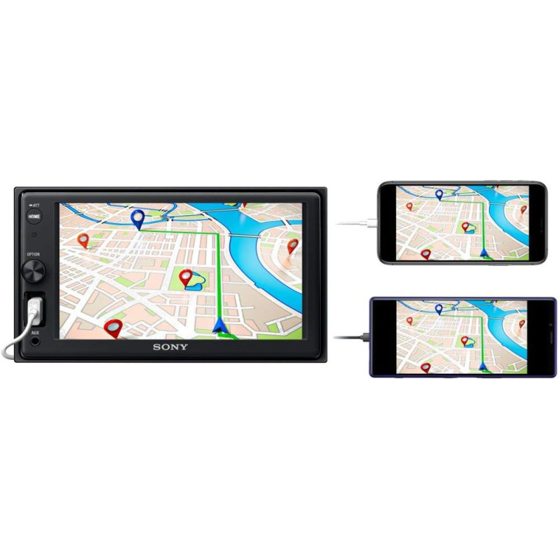 SONY Car Audio Speakers XAV-1500, Touchscreen, Built In Bluetooth
