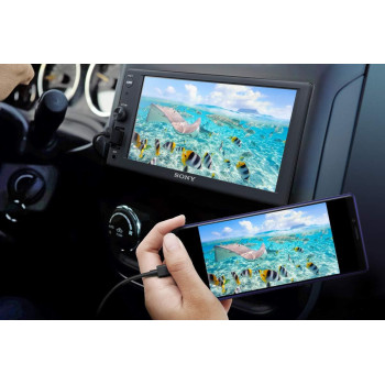 SONY Car Audio Speakers XAV-1500, Touchscreen, Built In Bluetooth