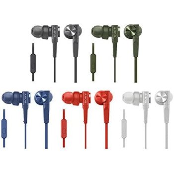 SONY MDR-XB55AP Extra Bass In-Ear Headphones With MIC, Black