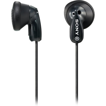 SONY MDRE9LP/BLK SONY MDR-E9LP Earphone - Stereo - Black - Mini-phone - Wired - 16 Ohm - 18 Hz 22 kHz - Earbud - Binaural - Open - 3.94 ft Cable