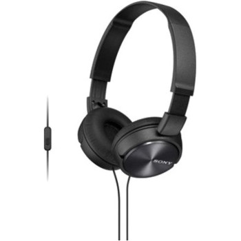 SONY Mdr-Zx310Ap Wired On Ear Headphones With Mic (Black)