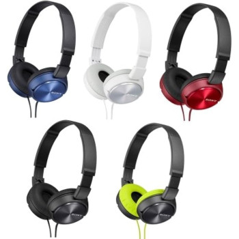 SONY Mdr-Zx310Ap Wired On Ear Headphones With Mic (Black)