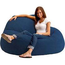 COMFY 2724328789970 Seude Bean Bag, Blue