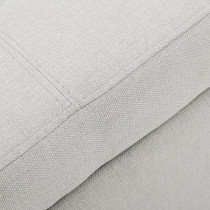 Christopher Knight Home Mission Fabric Storage Ottoman, Light Grey