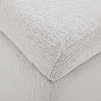 Christopher Knight Home Mission Fabric Storage Ottoman, Light Grey